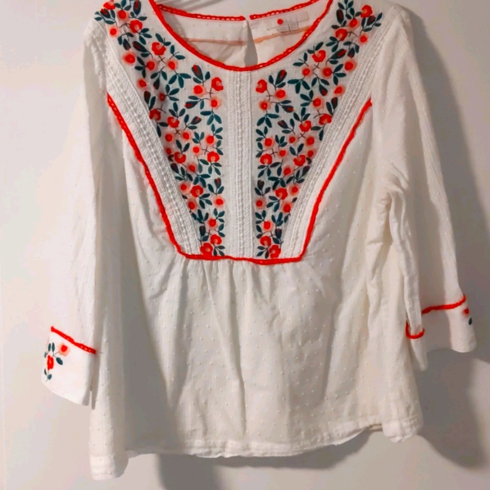 Embroidered Boden blouse